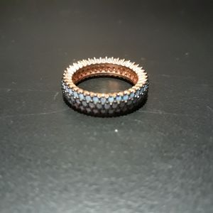 Micro Pave Eternity Band